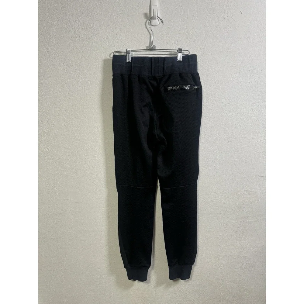 Nike Men's Jordan 11 72-10‎ Fleece Pant Black Red 777496-010 Medium Therma-Fit